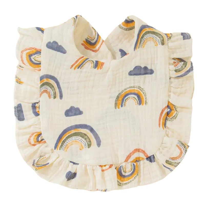 Cotton Baby Bib rainbow