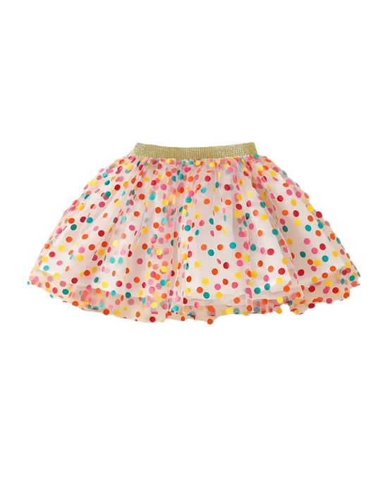 Polka Dot Mesh Tutu Skirt