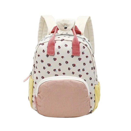 Strawberry Backpack With pastel and Muted Colors