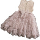 muted pink tulle dress
