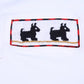 Adorable Handsmocked labrador smocked short set for boy