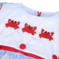Crab crochet girl baby bubble