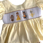Girls  Handsmocked Lion bloomer set