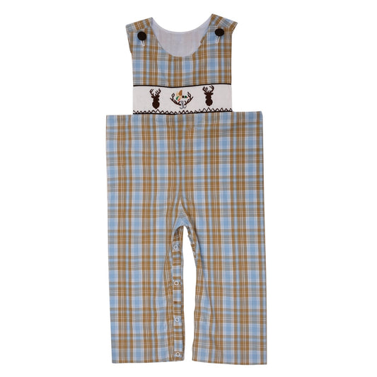 Hand smocked Deer and Duck Longall
