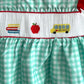 Hand smocked back to school bubble