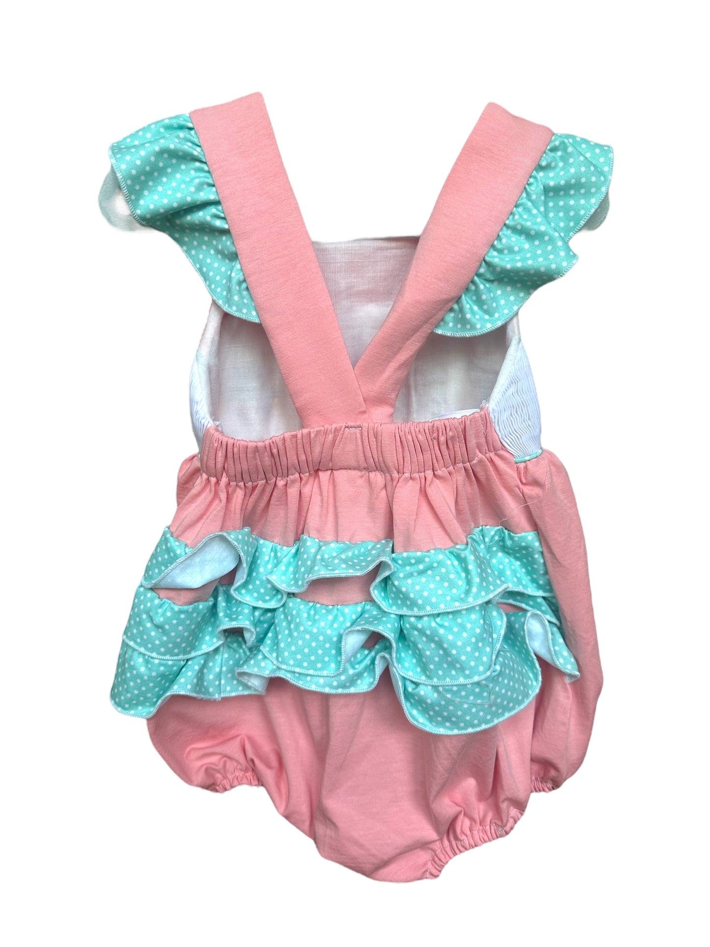 Handsmocked A whole New World -Bubble with ruffle back