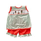 Handsmocked Island friends Short Set