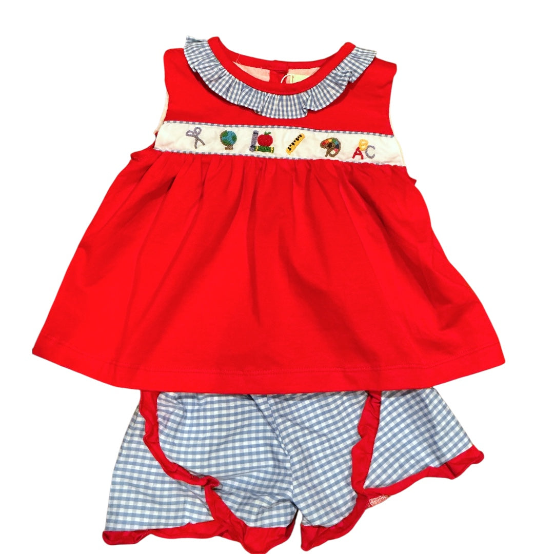 Back to School Hand French Knot short set