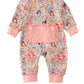 PRINCESS FLORAL PRINT ROMPER