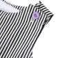 Halloween Striped Ghost Embroidered Baby Boys Romper