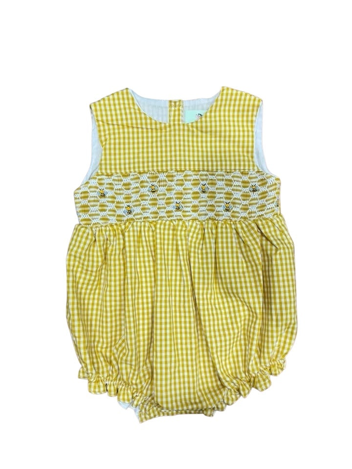 Honey Bee Handsmocked bubble