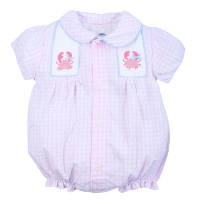 Light Pink Handsmocked Crab Bubble