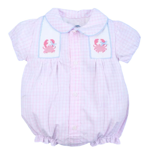 Light Pink Handsmocked Crab Bubble