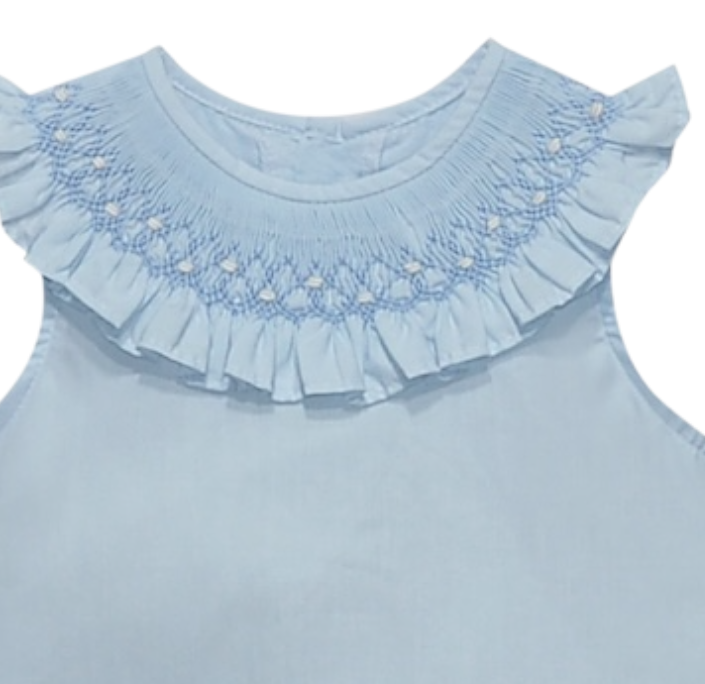 Bluebell Handsmocked Bloomer Set
