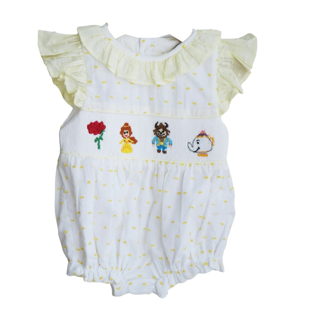 BEAST CHARACTER HAND SMOCKED RUFFLE BUBBLE
