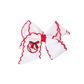 Baseball Embroidered Girls Hairpin 4 Inches