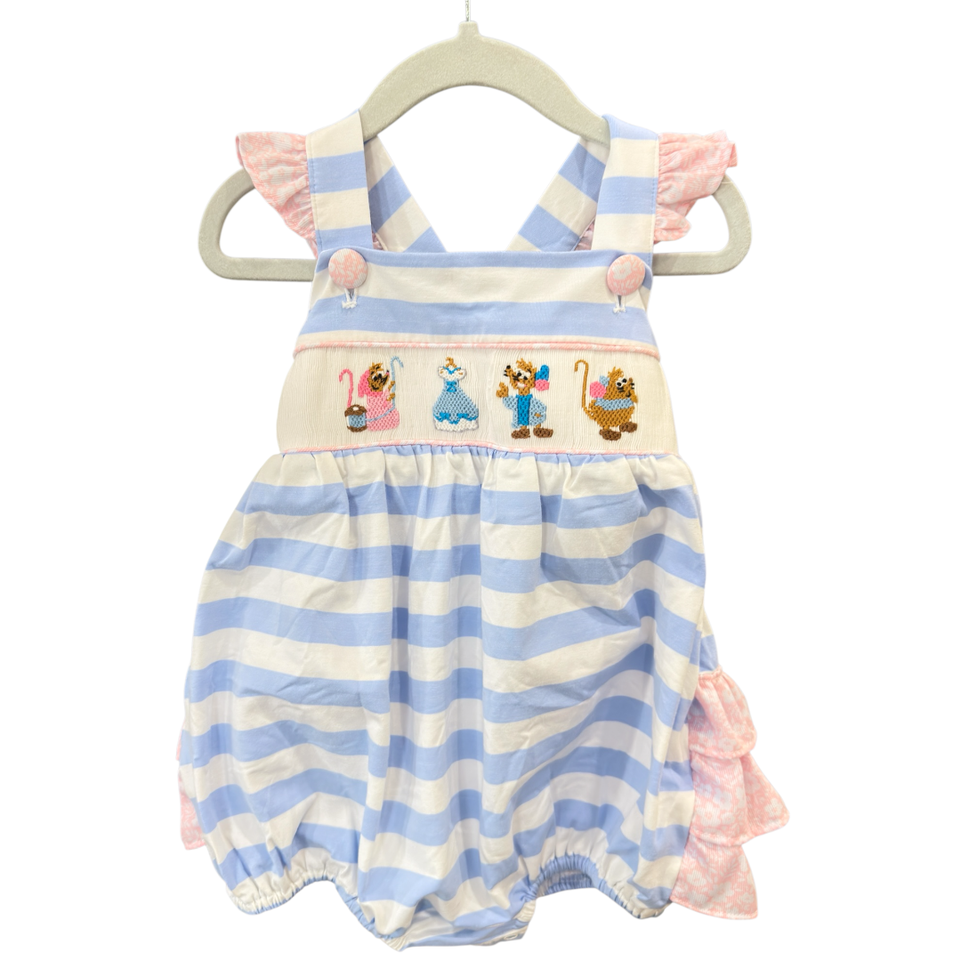 Handsmocked Bippity bubble
