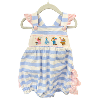 Handsmocked Bippity bubble