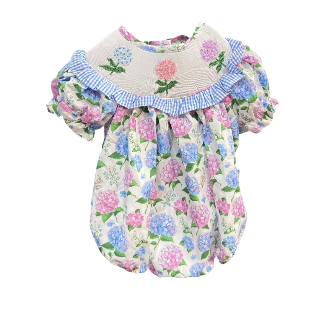 Handsmocked Hydrangea Bubble