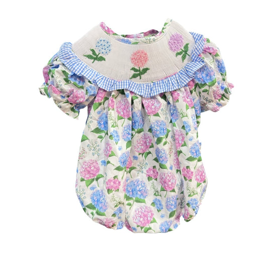 Handsmocked Hydrangea Bubble