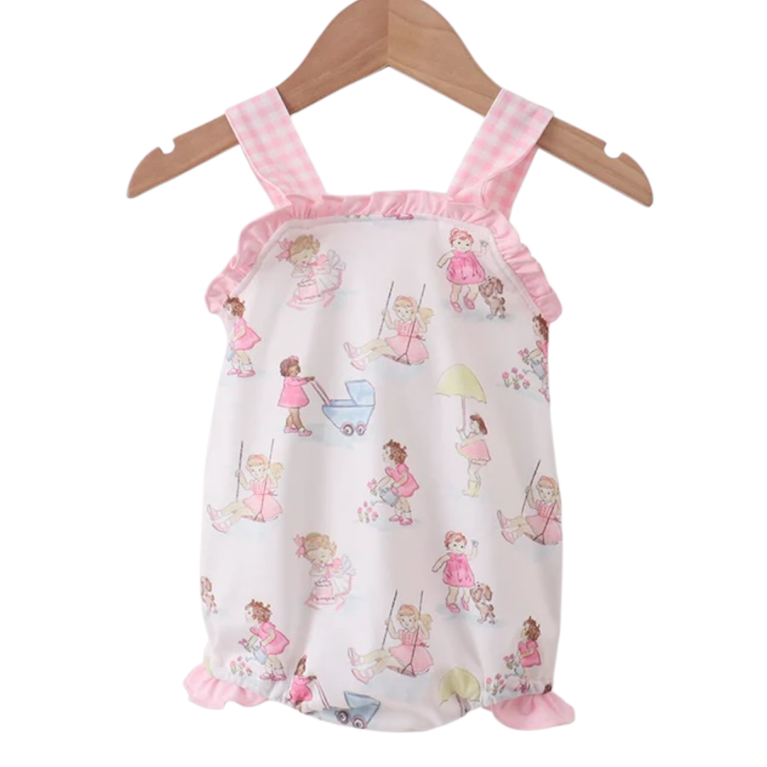PINK ALL DAY ADVENTURE RUFFLE BUBBLE