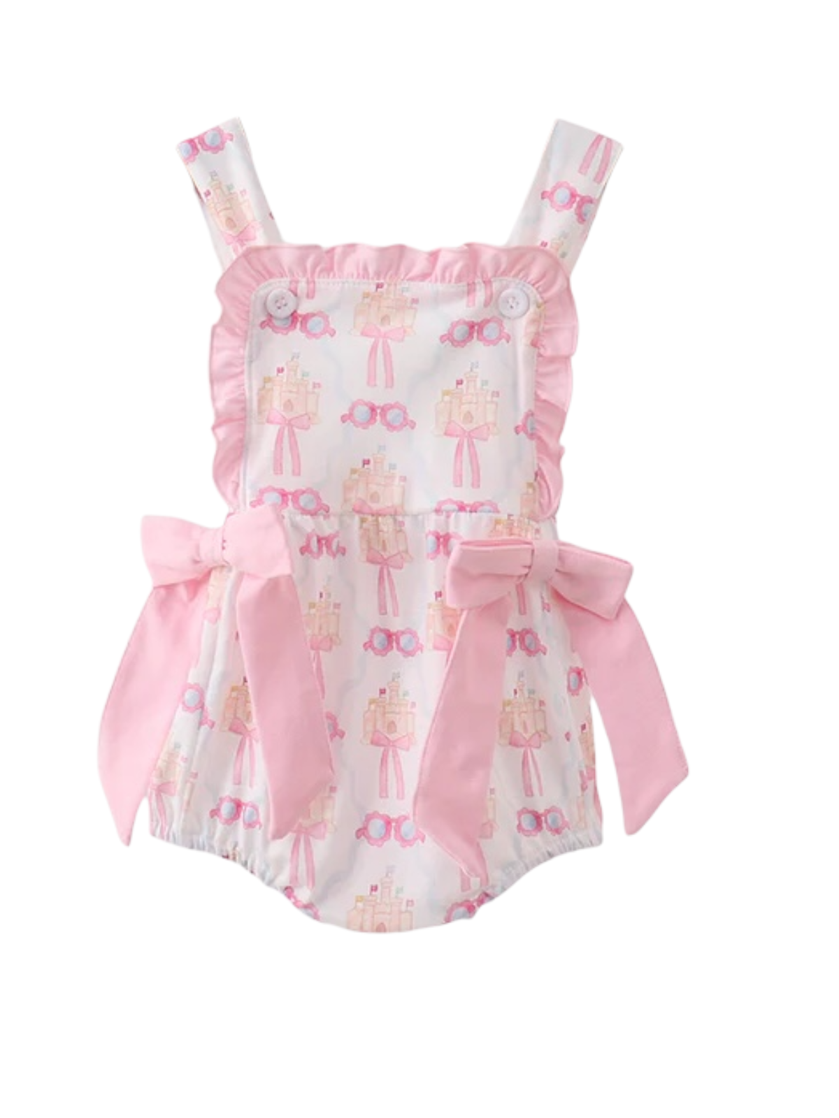 PINK BOW SAND  CASTLE RUFFLE BUBBLE