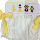 Beauty and the Beast smocked girl bubble