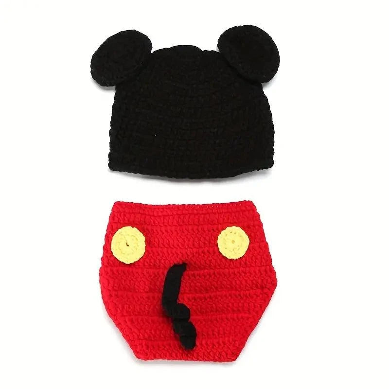 Mr. Mouse Newborn Photo Prop Set