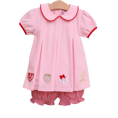 Home Run Pleat Bloomer Set