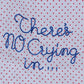 Girls Embroidered and applique Baseball Dress- No Crying