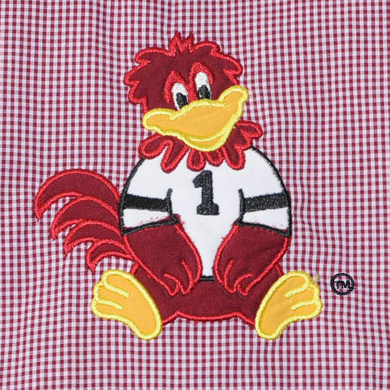 Garnet/Black Boy Bubble with Applique South Carolina