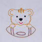Embroidery Girl Bubble- Purple/Gold Gingham
