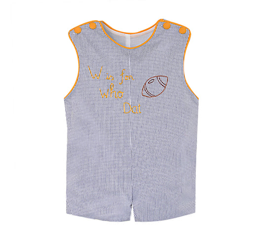 Embroidery Shortall - Black/Gold-Football