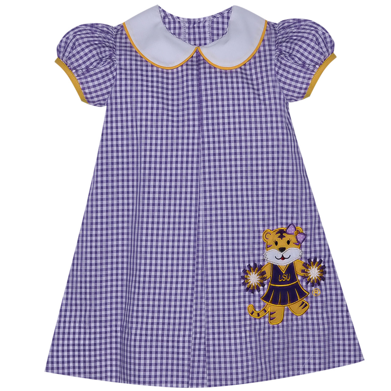 LSU Tiger Cheer Applique Bloomer Set