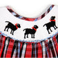 Labrador hand smocked bishop dress
