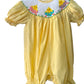 Easter Chicks Smocked Romper