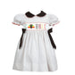Handsmocked Gobble Turkey Dress