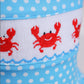 Cute crab smocked swim suit for girl