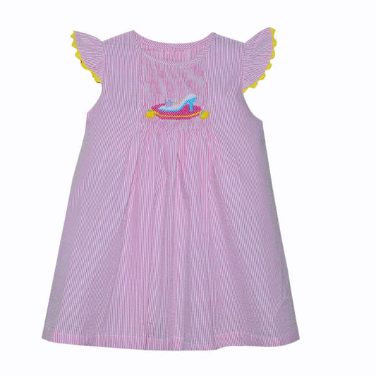 Pink Princess Glass Slipper Bishop Dress