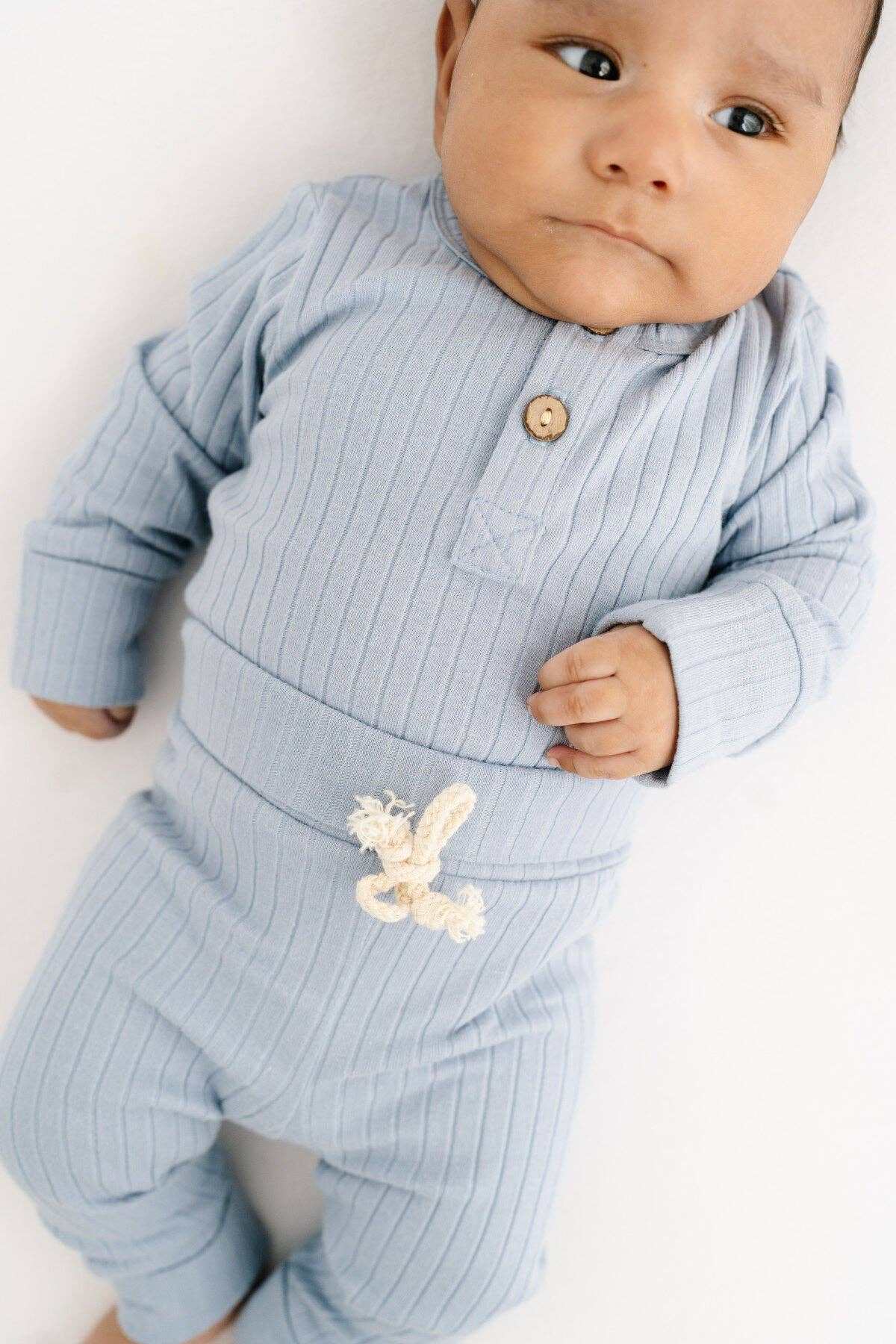Fog Ribbed Bodysuit Set
