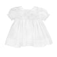 Pink Fully Smocked Dress with Lace