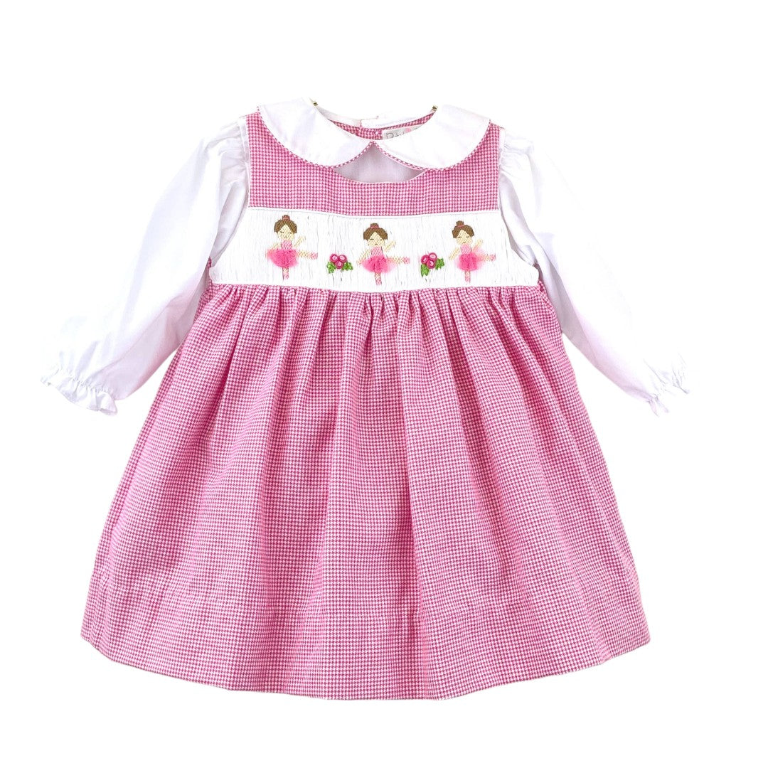 Ballerina Picture Smocked Dress