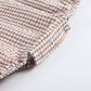 Classic Brown Gingham Baby Bubble Romper