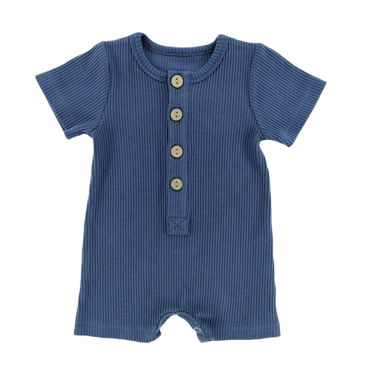 Twilight Short Ribbed Romper