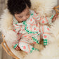 Ruffle Buttflap - Peaches Plaid