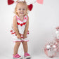 Be Mine Heart Applique Dress & Bloomer Set