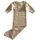 Daisy Pop Biscotti / Organic Kimono Knot Gown no knot