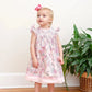 Pink Rose Smocked Bishop Dress