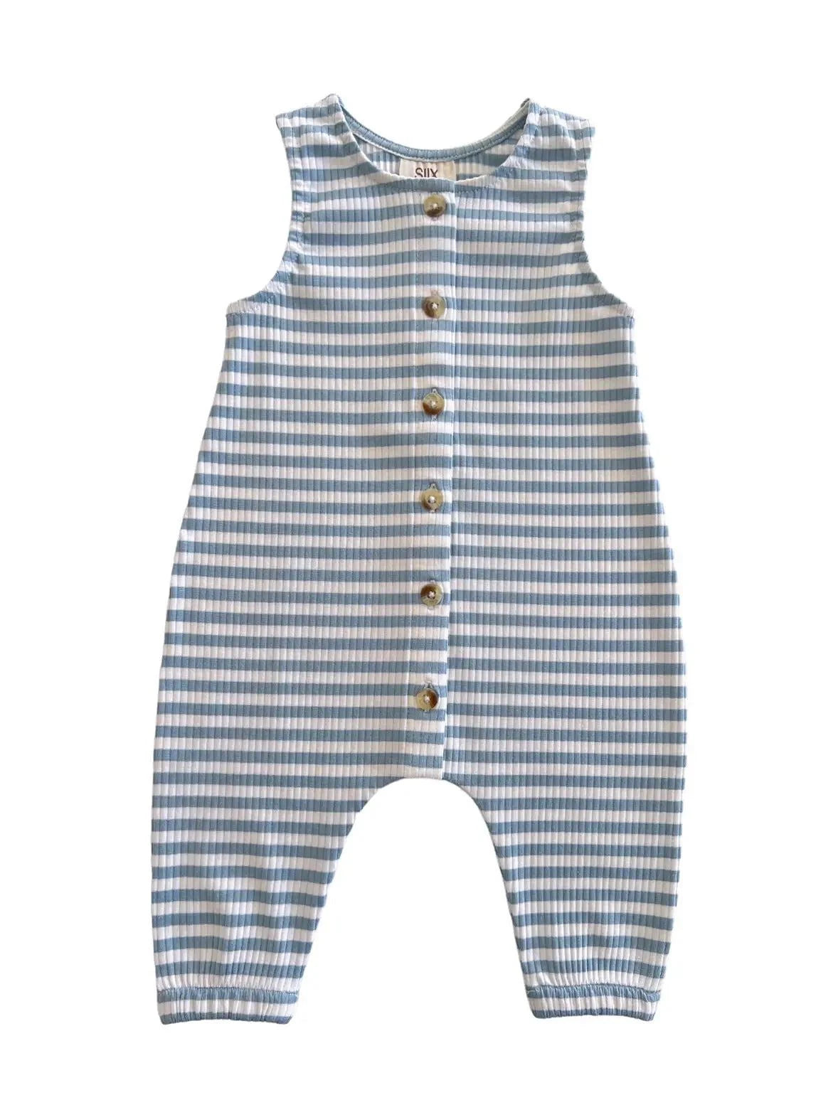 Dusty Blue Stripe 