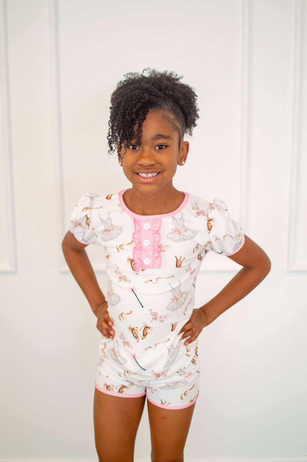 Ruffle Short Sleeve Lounge Set - Dance